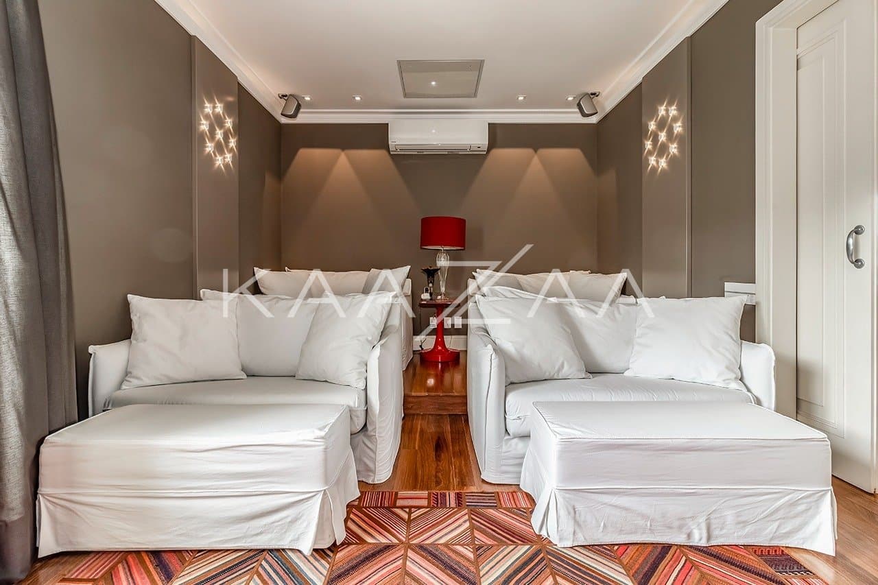 Ambientes suntuosos, planta ampla e vista panorâmica. Apartamento neoclássico no Jardim Guedala. - Foto 12