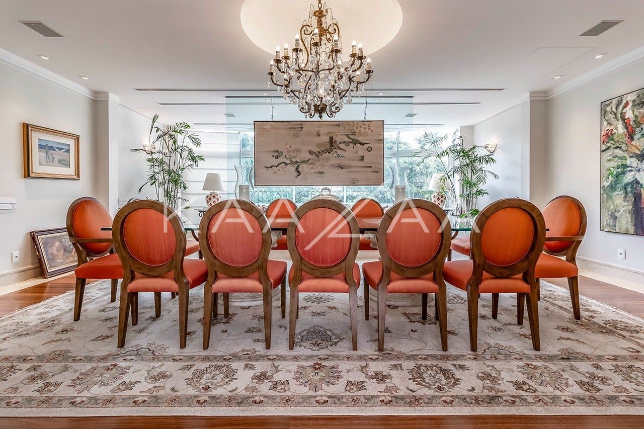 Ambientes suntuosos, planta ampla e vista panorâmica. Apartamento neoclássico no Jardim Guedala. - Foto 15