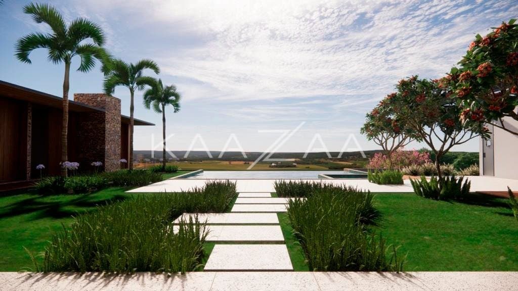 Um projeto de casa de campo feito para limpar a vista e se inspirar. No condomínio Quinta da Baroneza. - Foto 9