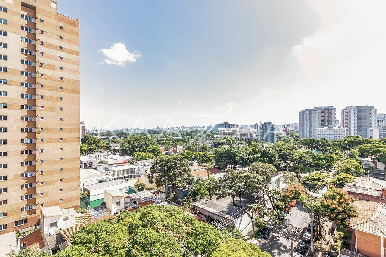 Clima acolhedor e elegante. Apartamento com vista maravilhosa em Moema. - Foto 8