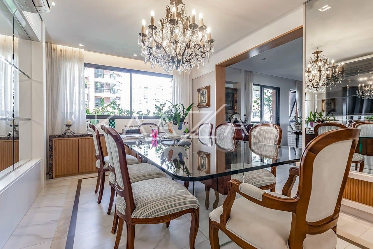 Clima acolhedor e elegante. Apartamento com vista maravilhosa em Moema. - Foto 12