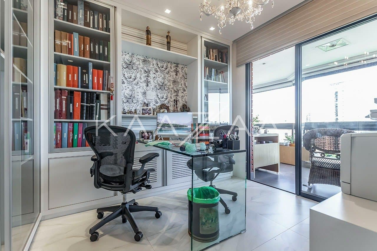 Clima acolhedor e elegante. Apartamento com vista maravilhosa em Moema. - Foto 13