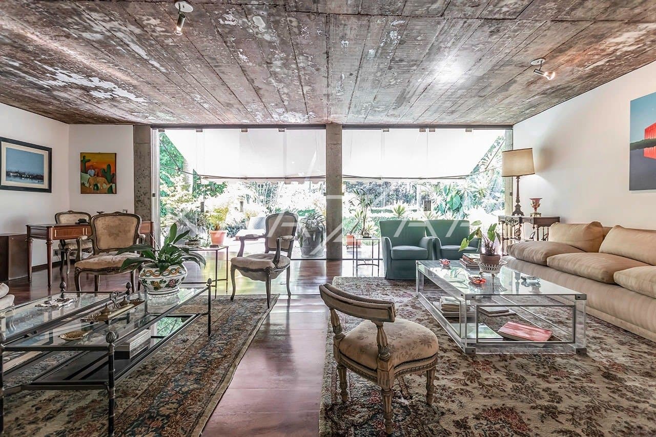 Clima modernista, para contemplar a natureza em espaços sofisticados nesta casa em Cidade Jardim. - Foto 5