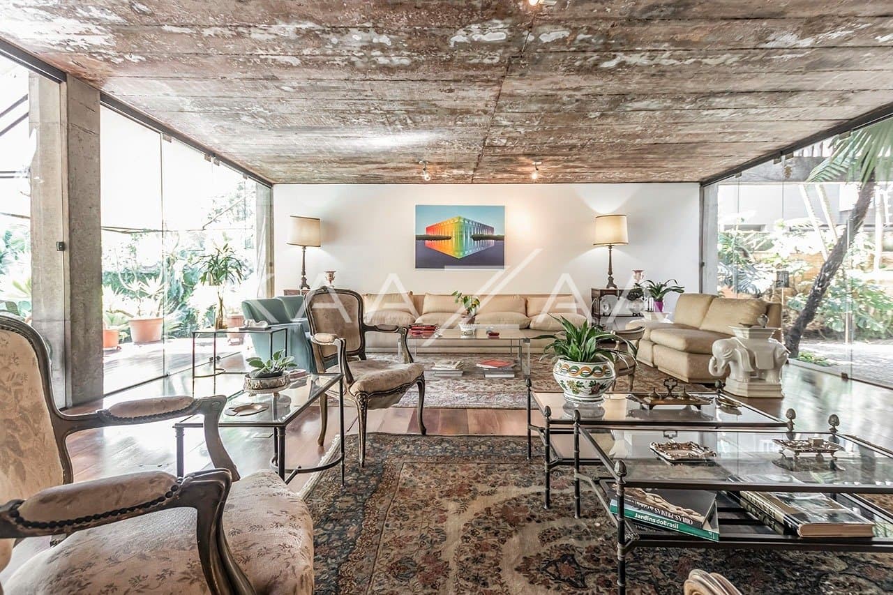 Clima modernista, para contemplar a natureza em espaços sofisticados nesta casa em Cidade Jardim. - Foto 8