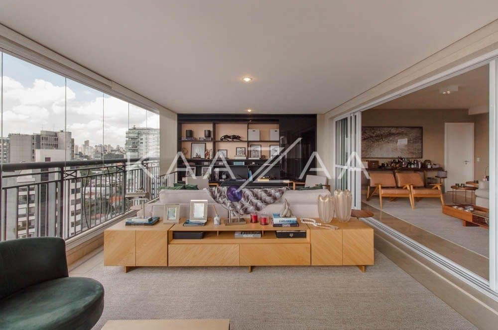 Vista infinita e clima descolado, neste apartamento super amplo em um condomínio com lazer em Moema. - Foto 5