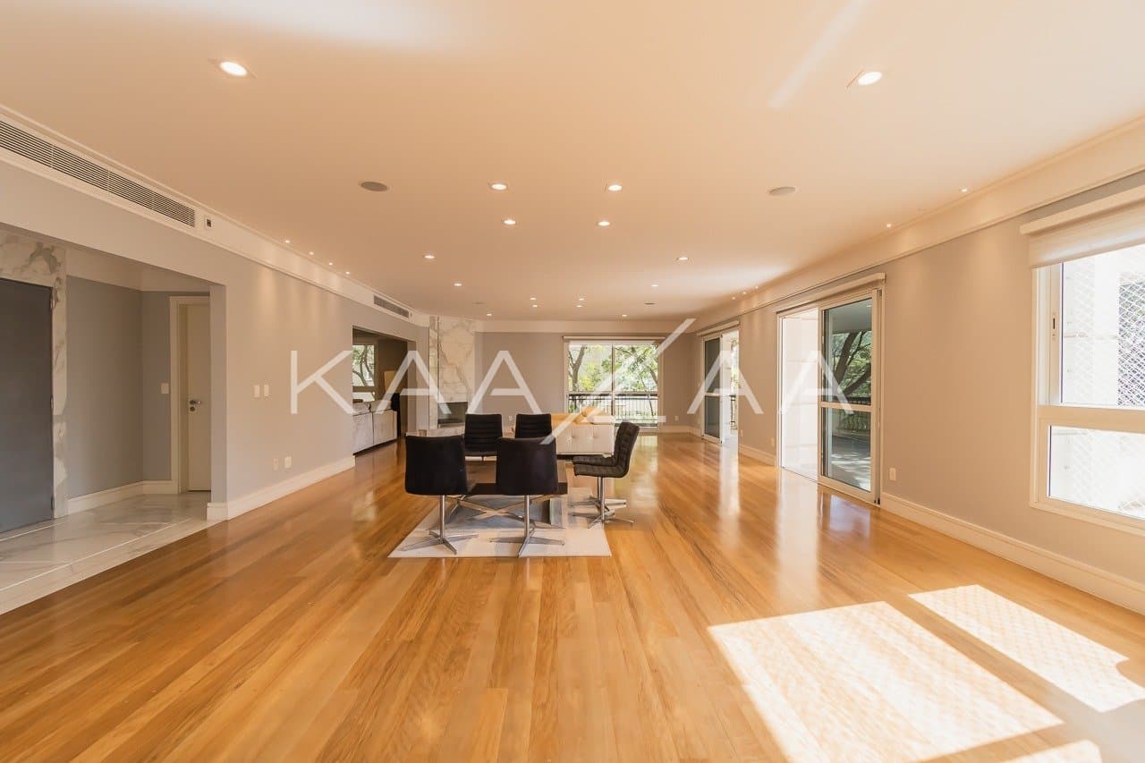 Amplitude e bem estar, neste apartamento com 5 suítes e 468m² em Moema. - Foto 1