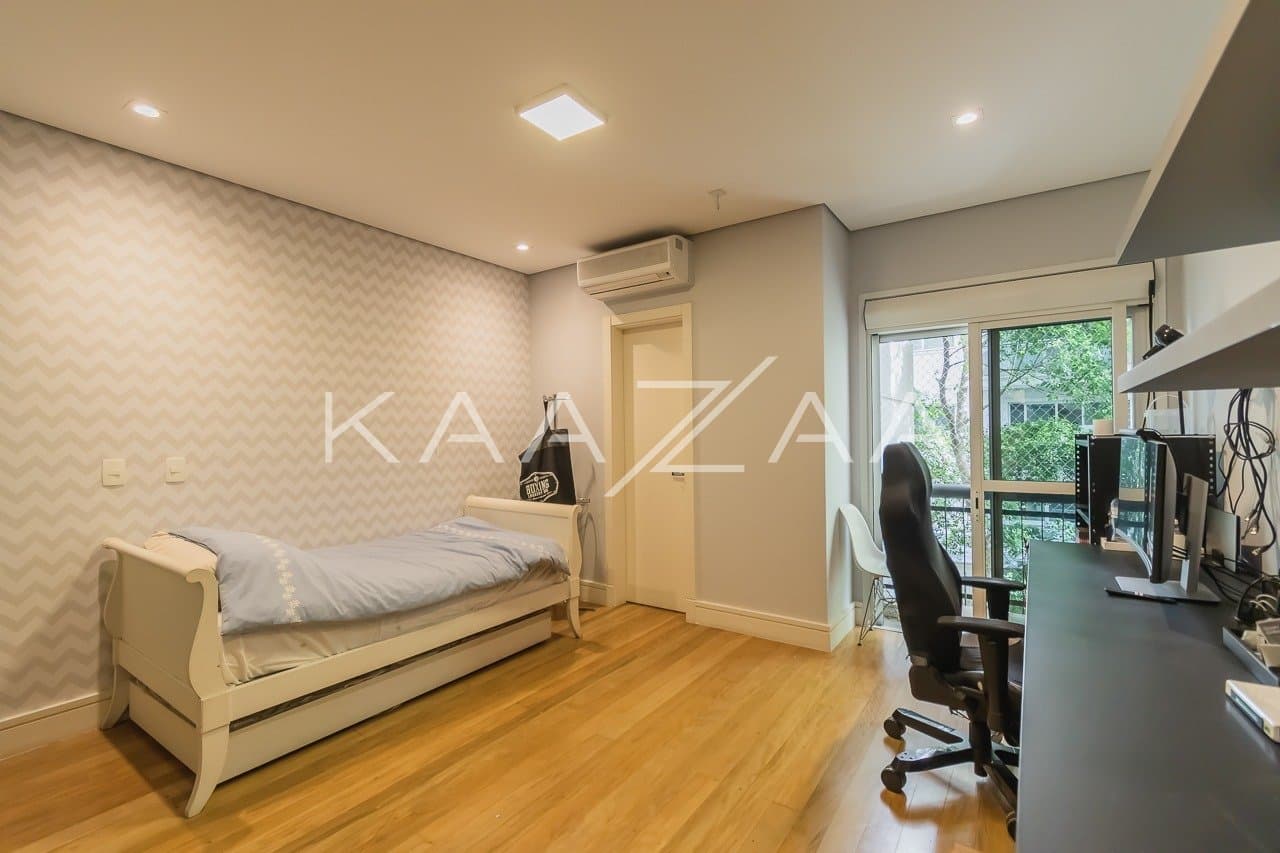 Amplitude e bem estar, neste apartamento com 5 suítes e 468m² em Moema. - Foto 21