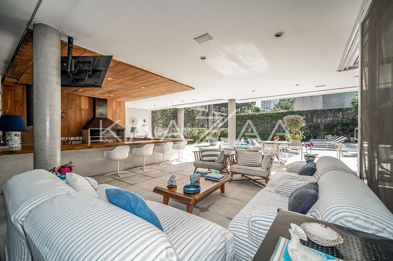 Clima tropical contemporâneo, nesta casa majestosa no Jardim Paulista. - Foto 5