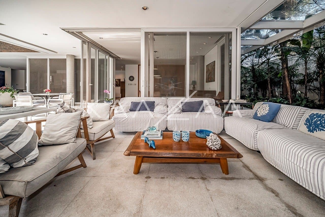 Clima tropical contemporâneo, nesta casa majestosa no Jardim Paulista. - Foto 6