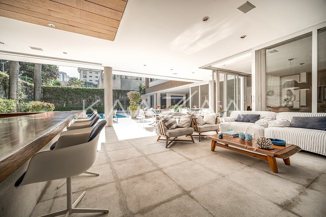 Clima tropical contemporâneo, nesta casa majestosa no Jardim Paulista. - Foto 7