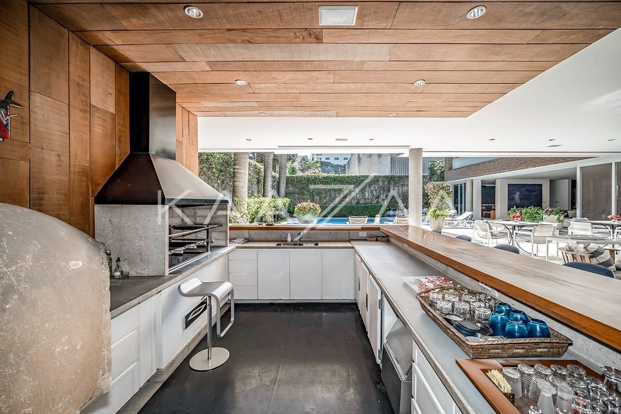 Clima tropical contemporâneo, nesta casa majestosa no Jardim Paulista. - Foto 9