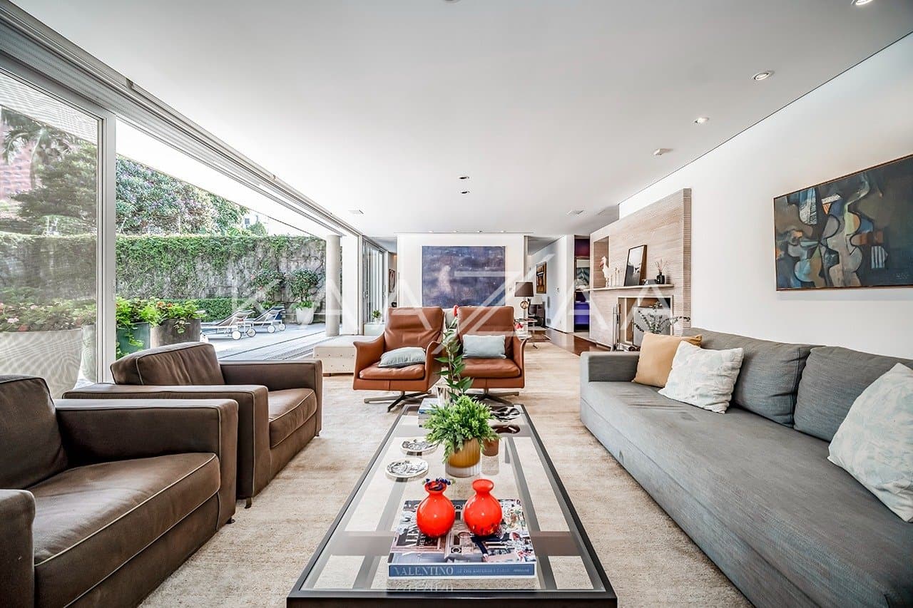 Clima tropical contemporâneo, nesta casa majestosa no Jardim Paulista. - Foto 14