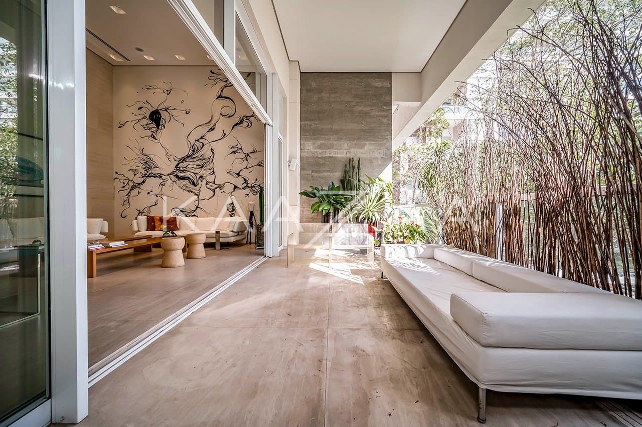 Apartamento Garden com ares de casa. Pé direito alto, elegância e modernidade em Pinheiros. - Foto 4