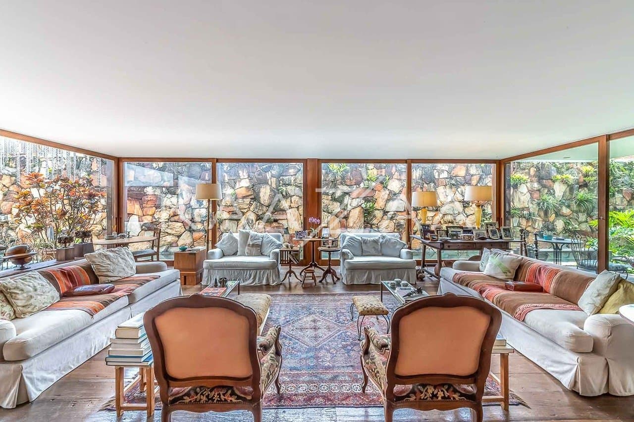 Casa apaixonante, que aproveita materiais naturais em seu projeto de ponta no Jardim Paulistano. - Foto 9