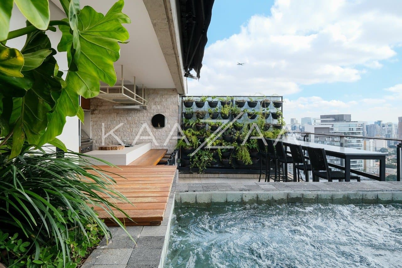 Fantástica cobertura na Vila Nova Conceição, com vista aberta e terraço delicioso. - Foto 2