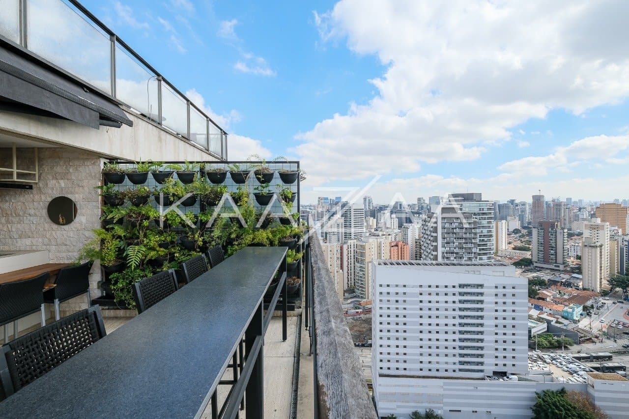 Fantástica cobertura na Vila Nova Conceição, com vista aberta e terraço delicioso. - Foto 4