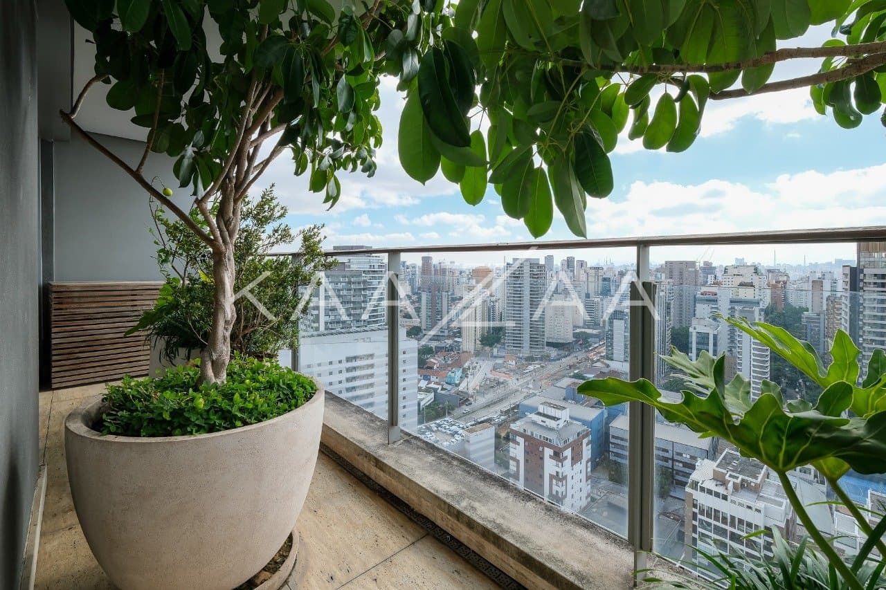 Fantástica cobertura na Vila Nova Conceição, com vista aberta e terraço delicioso. - Foto 17
