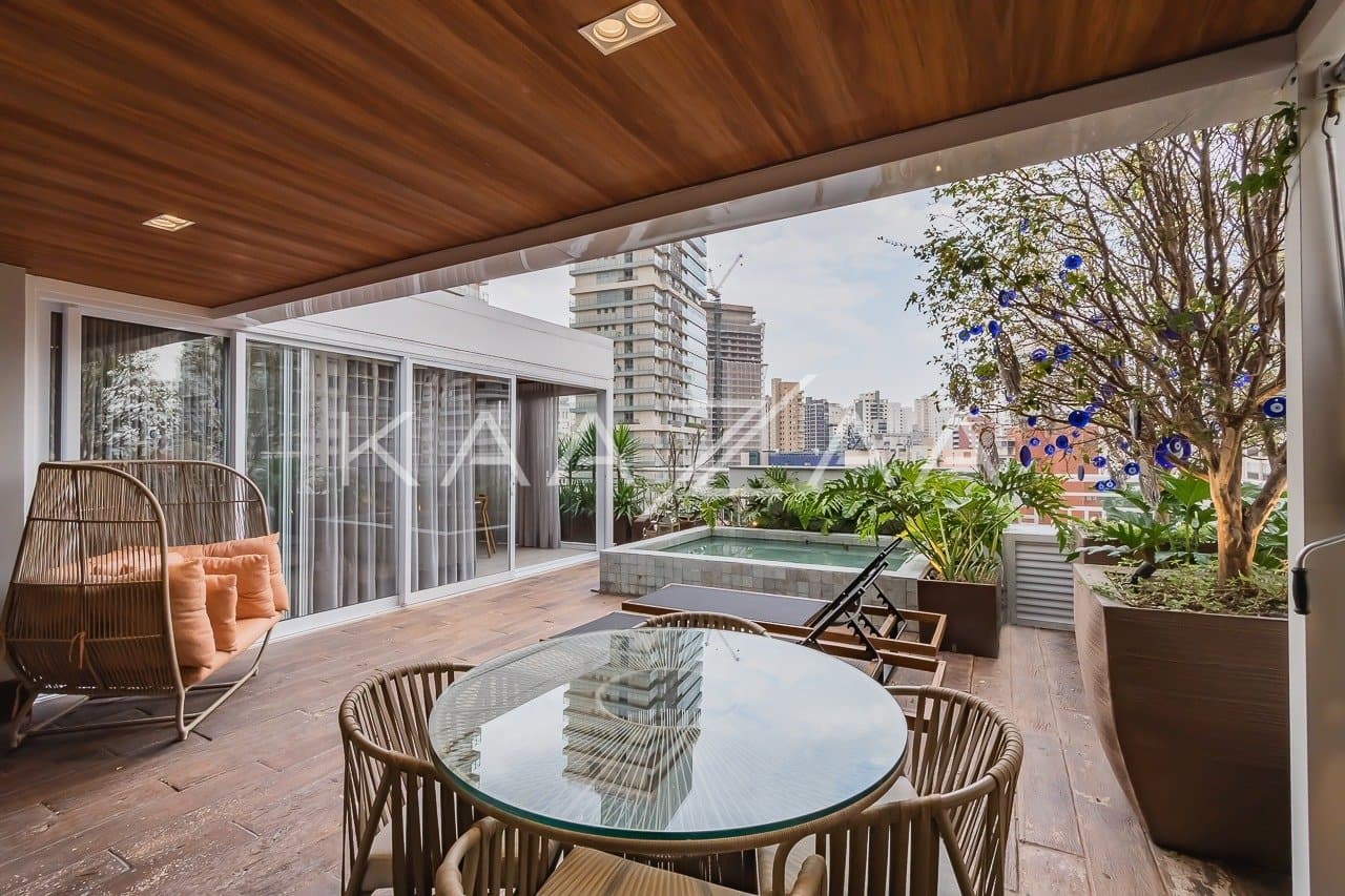 Ares descolados em apartamento duplex contemporâneo na Vila Nova Conceição. - Foto 1