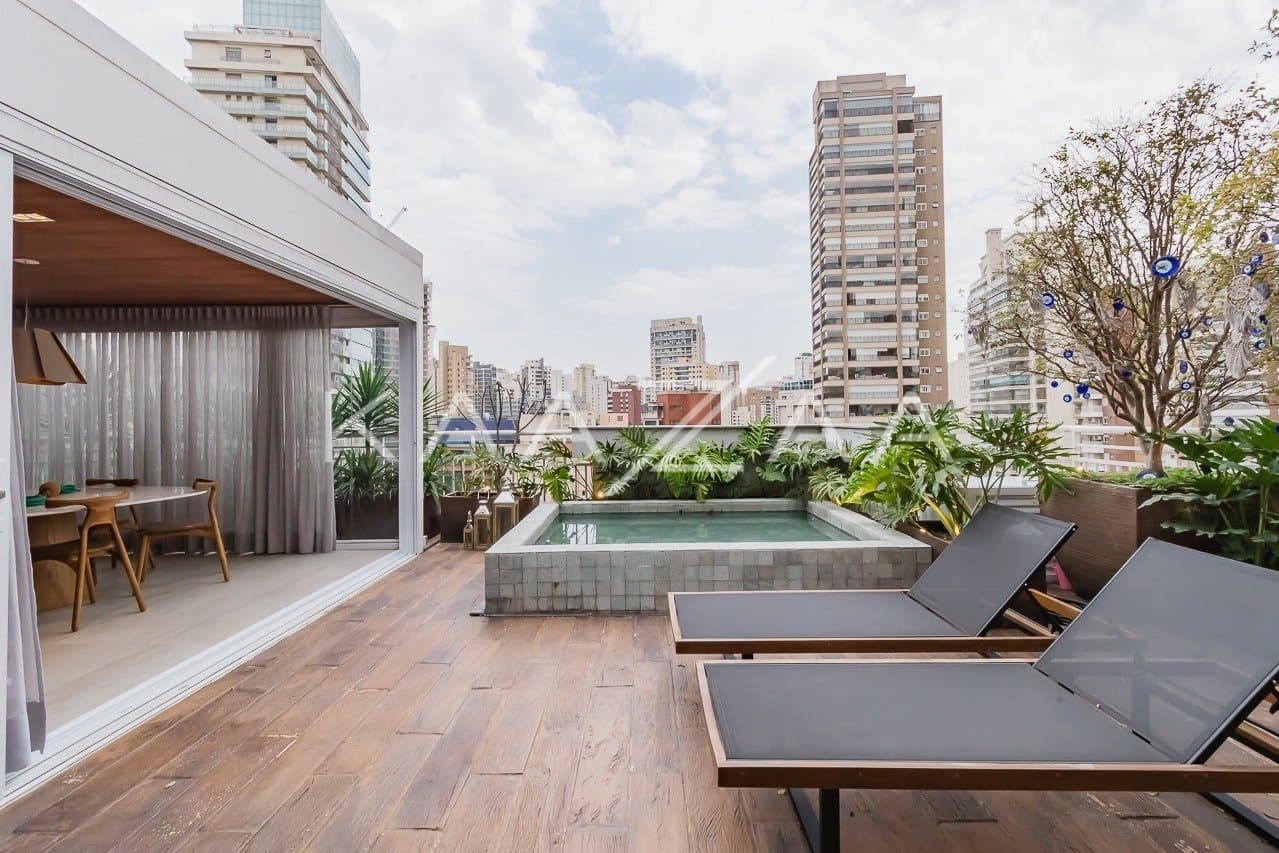 Ares descolados em apartamento duplex contemporâneo na Vila Nova Conceição. - Foto 2