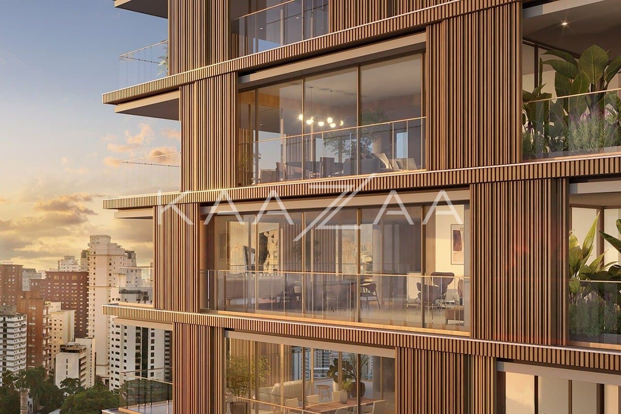 No Itaim Bibi, projeto belíssimo, rico em marcenaria e muito verde. Rodeado de lazer, com design elegante e arquitetura de autor. - Foto 1