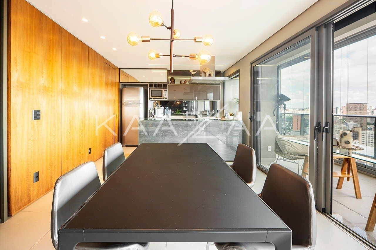 Cobertura duplex mobiliada em Pinheiros, com muito bom gosto e alta qualidade nos acabamentos. - Foto 4