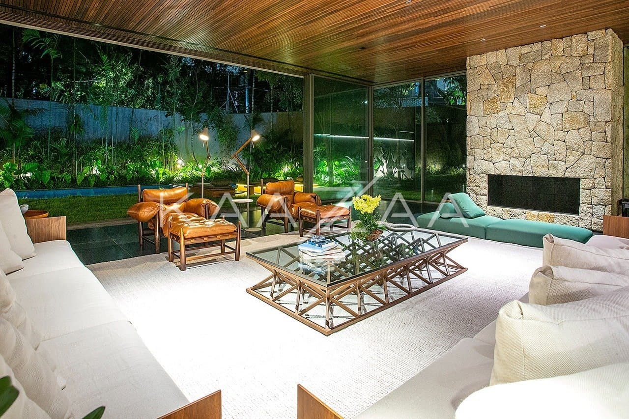 Contemporânea e toda mobiliada: casa com ambientes livres e jardim magnífico em rua fechada em Alto de Pinheiros. - Foto 8