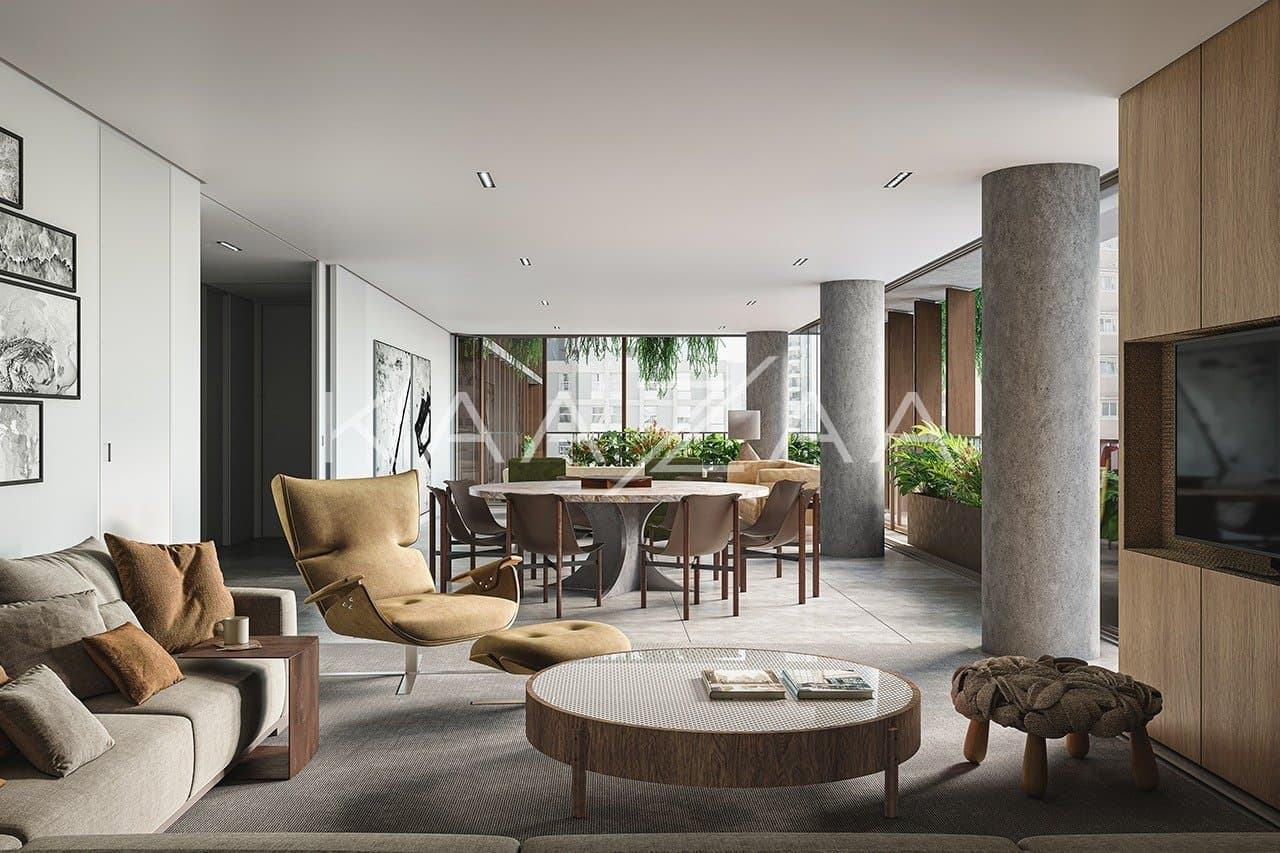 Apartamento com arquitetura de renome internacional neste projeto sustentável e inovador. Lançamento no Itaim Bibi. - Foto 1