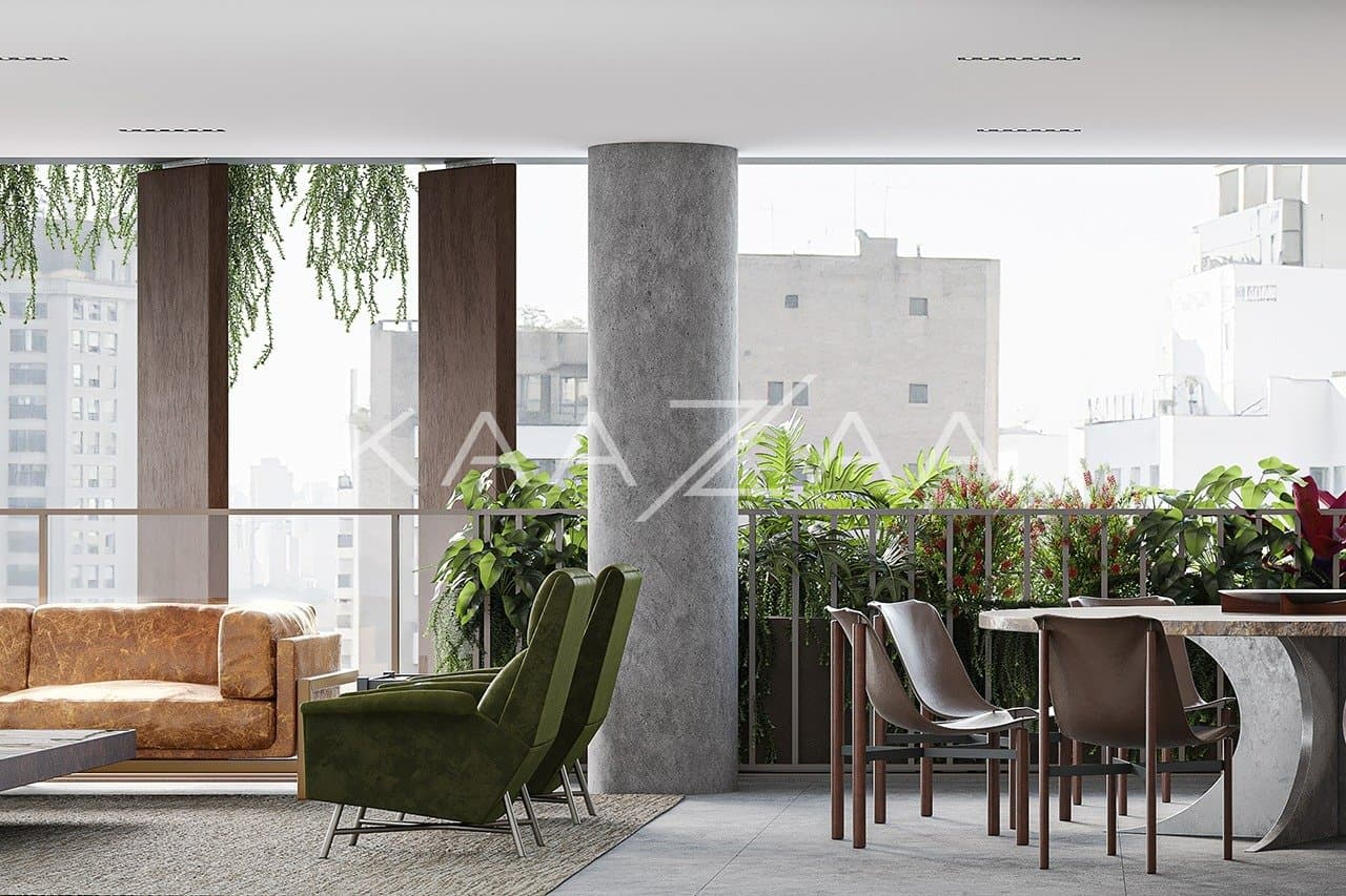 Apartamento com arquitetura de renome internacional neste projeto sustentável e inovador. Lançamento no Itaim Bibi. - Foto 4