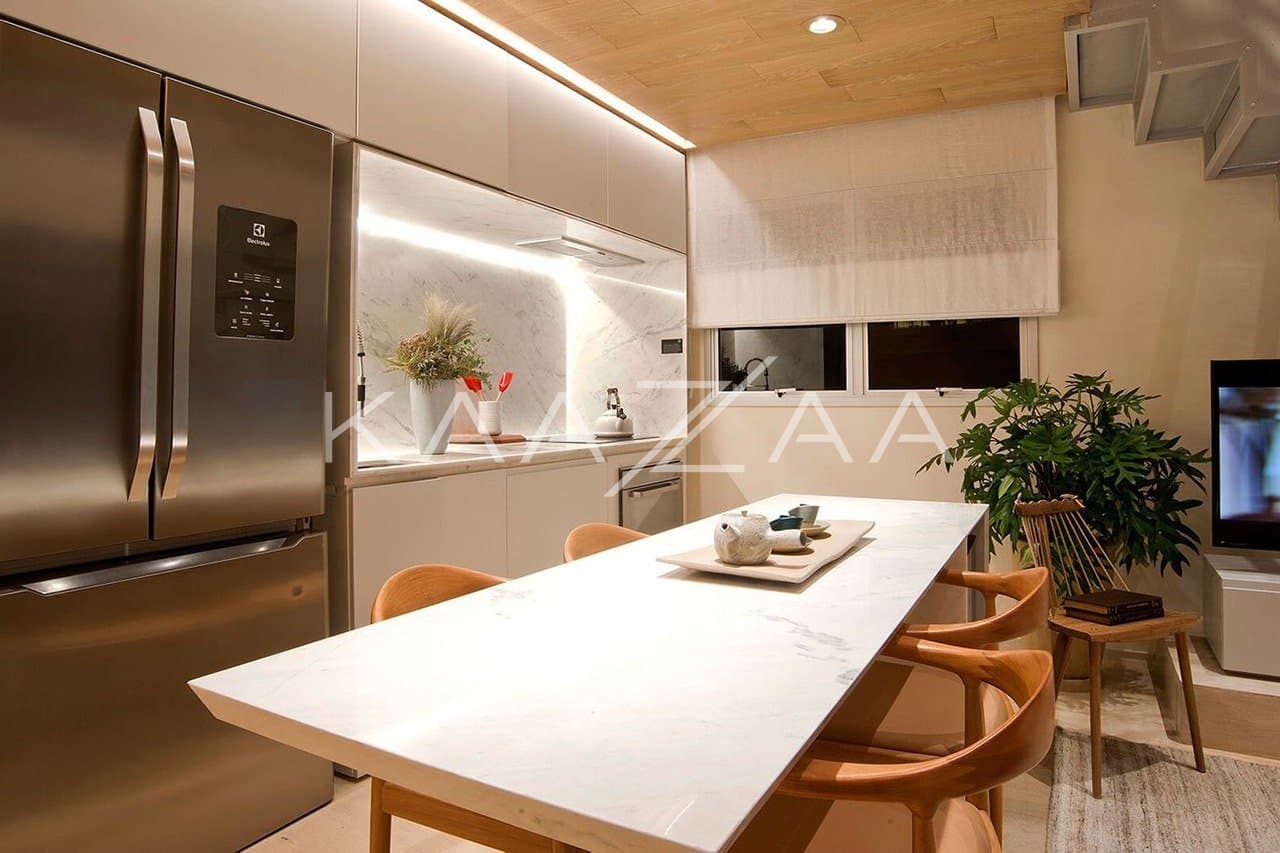 Cobertura duplex nova, com pé-direito duplo e clima descolado em ótima localização no Jardins. - Foto 3