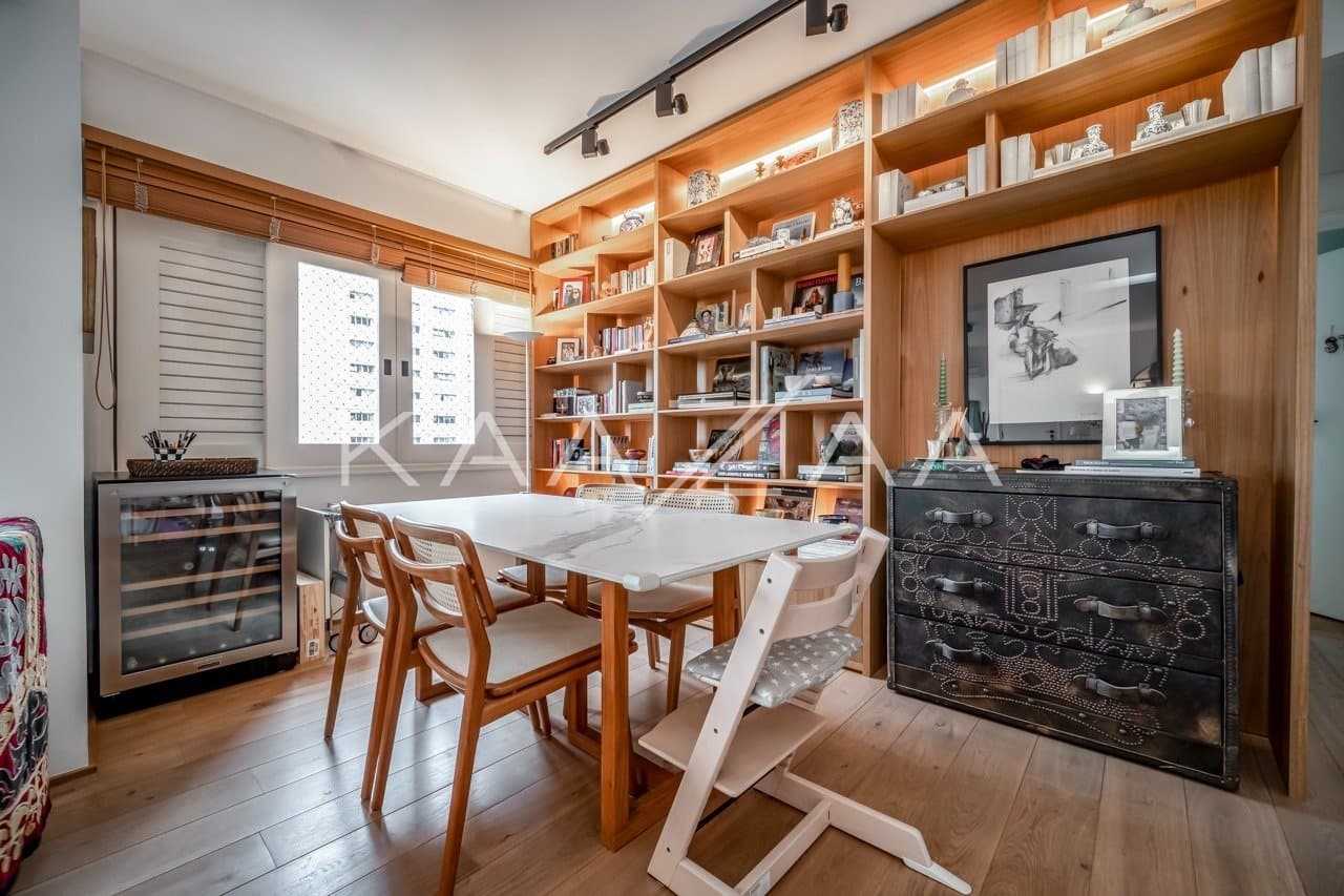 No Itaim Bibi, um apartamento lindíssimo com reforma de Marina Linhares e vista para o Parque do Povo - Foto 5