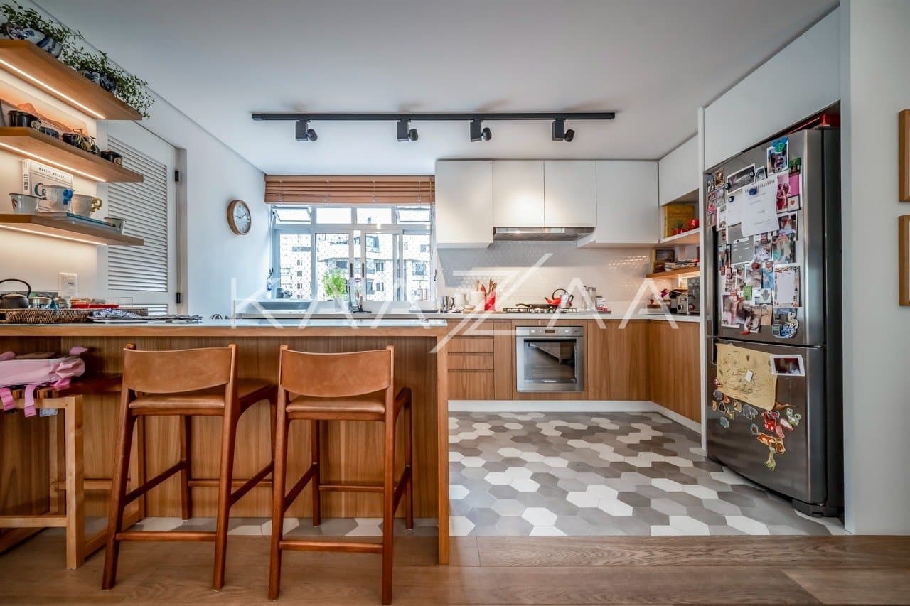 No Itaim Bibi, um apartamento lindíssimo com reforma de Marina Linhares e vista para o Parque do Povo - Foto 6