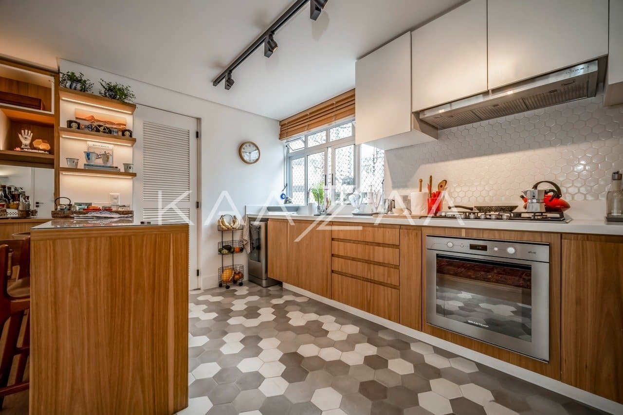 No Itaim Bibi, um apartamento lindíssimo com reforma de Marina Linhares e vista para o Parque do Povo - Foto 7