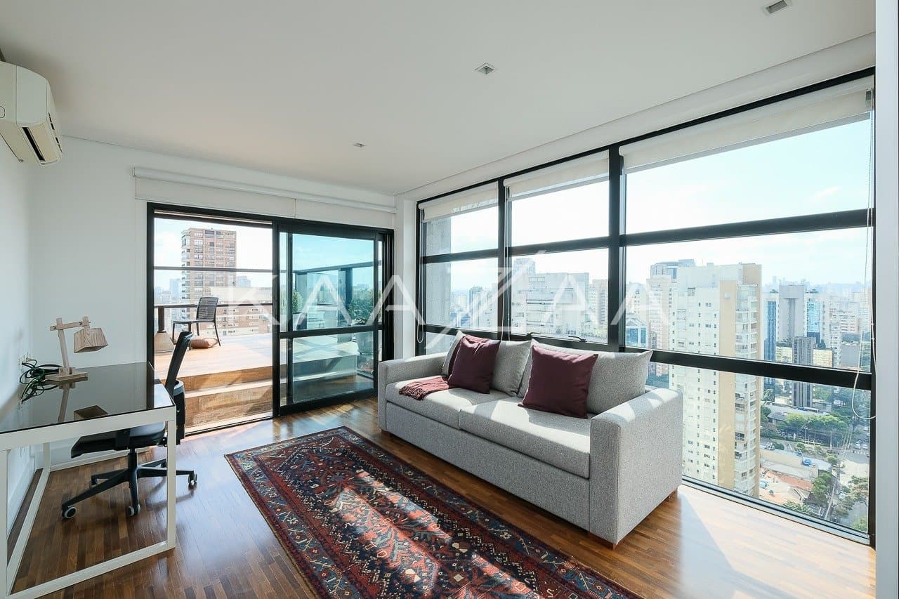 Cobertura Duplex deslumbrante com terraços ensolarados no Itaim Bibi. - Foto 4