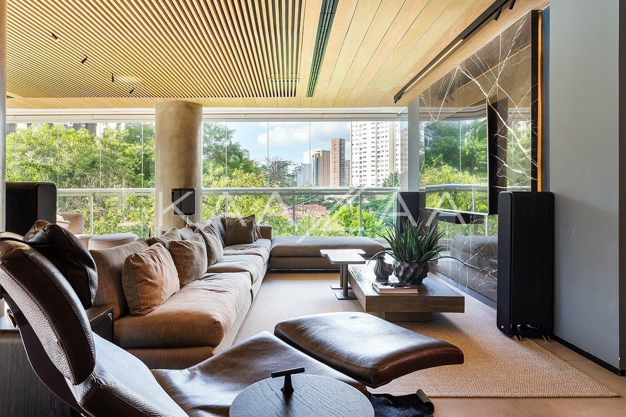 Completo e pronto para morar, este apartamento é puro design e lazer, perto do parque no Itaim Bibi. - Foto 4