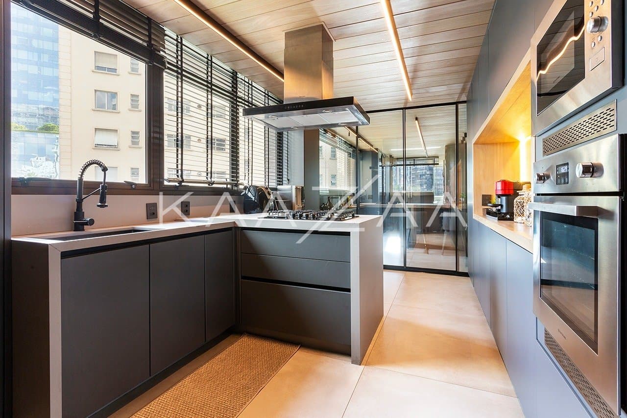 Completo e pronto para morar, este apartamento é puro design e lazer, perto do parque no Itaim Bibi. - Foto 9