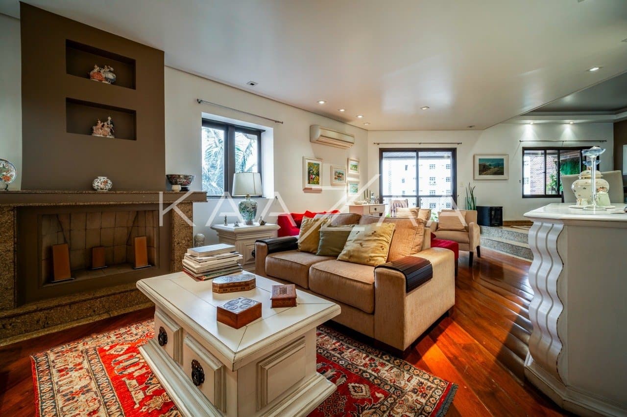 Apartamento com 3 suítes e lareira no Itaim Bibi. - Foto 3