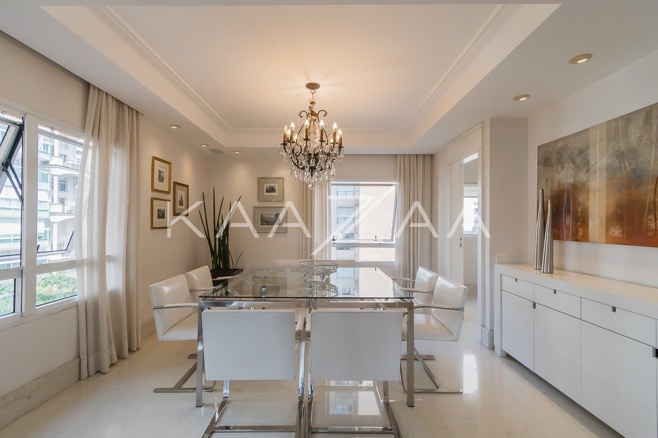 Harmonia clássica e moderna neste apartamento em Moema. - Foto 8