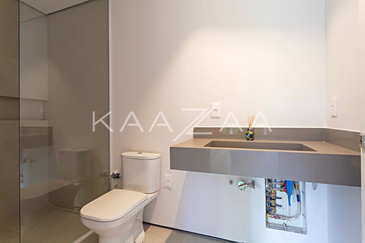 Casa nova contemporânea em rua fechada próxima aos Clubes Pinheiros, Hebraica e Shopping Iguatemi - Foto 18