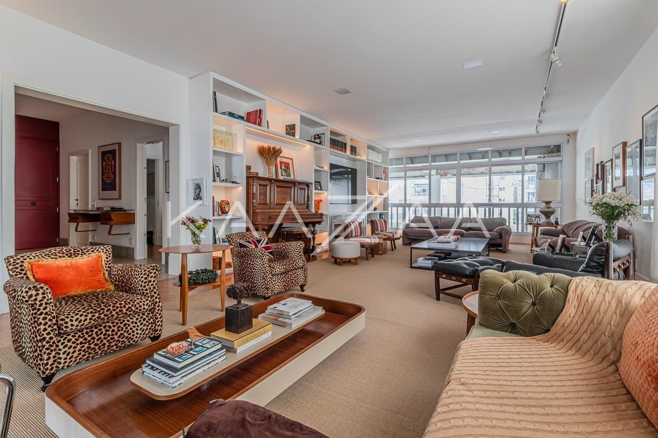 Apartamento reformadíssimo e semimobiliado para locação. No privilégio do coração dos Jardins. - Foto 2